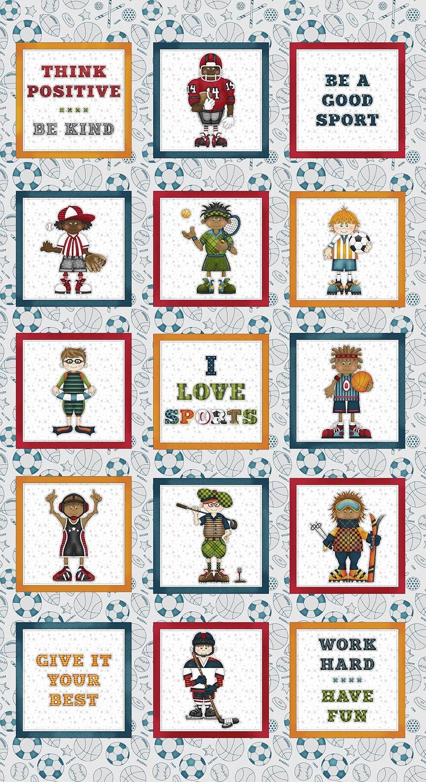 1440-90 Gray - I Love Sports