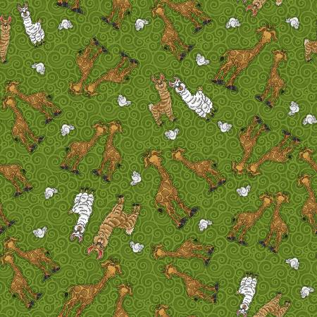 1755-66 Green Giraffes || Two by Two