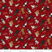 1858-88 Red Medium Dogs || Home is Where the Dog is II
