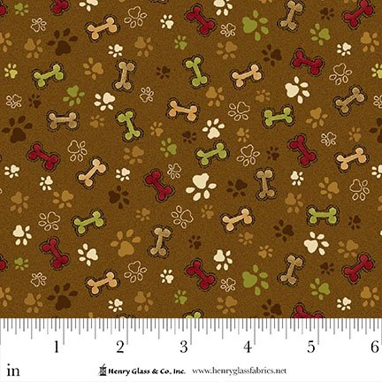 1861-38 Brown Paw Prints || Home is Where the Dog is II