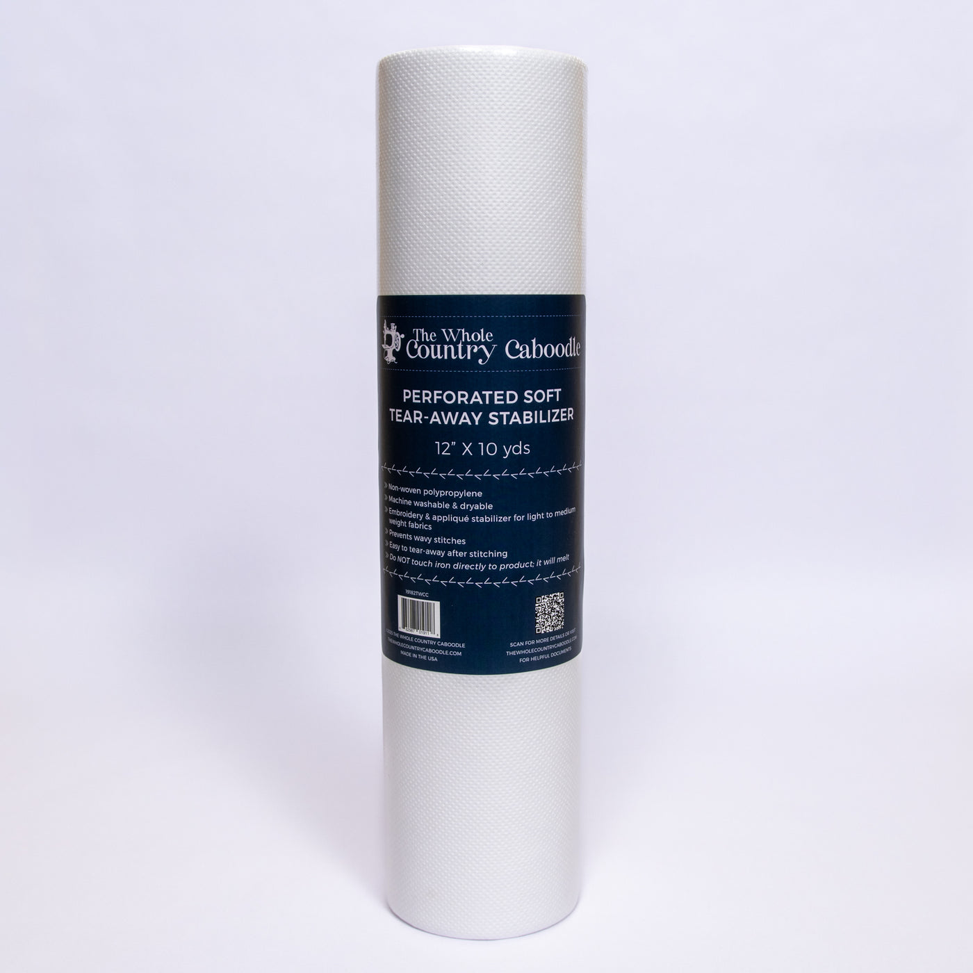 Perforated Soft Tear-Away Stabilizer Roll 12in x 10 yds