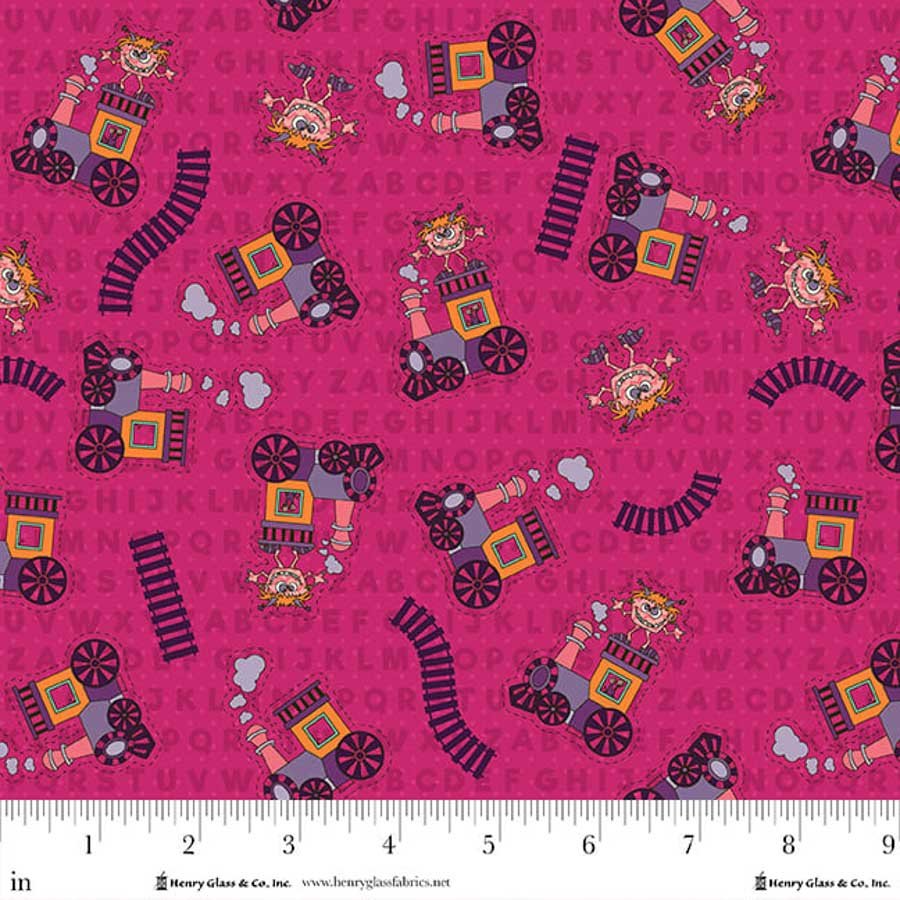 2339-85 Magenta Train Tonal || Silly Gilly Returns