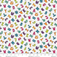 2340-01 White Alphabet || Silly Gilly Returns