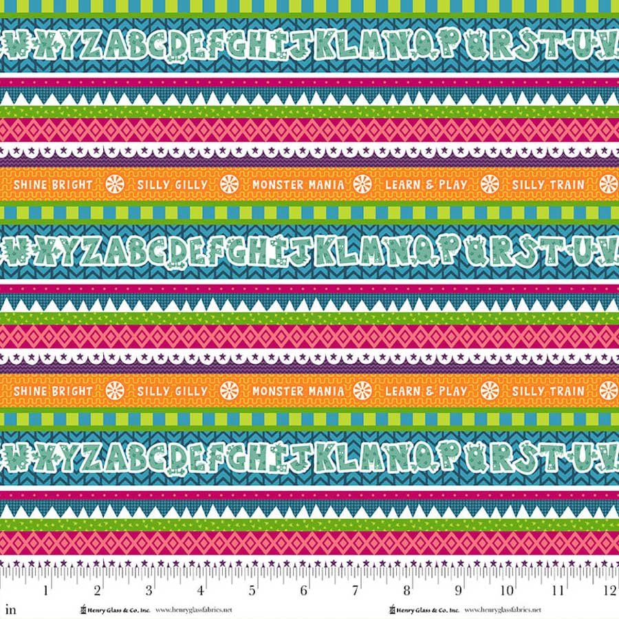2346-75 Multi Small Stripe || Silly Gilly Returns