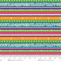 2346-75 Multi Small Stripe || Silly Gilly Returns