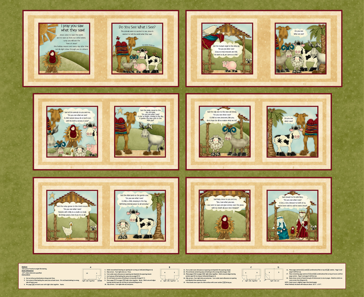 2372BP-66 Do you See What I See? Book Panel | Little Readers 6