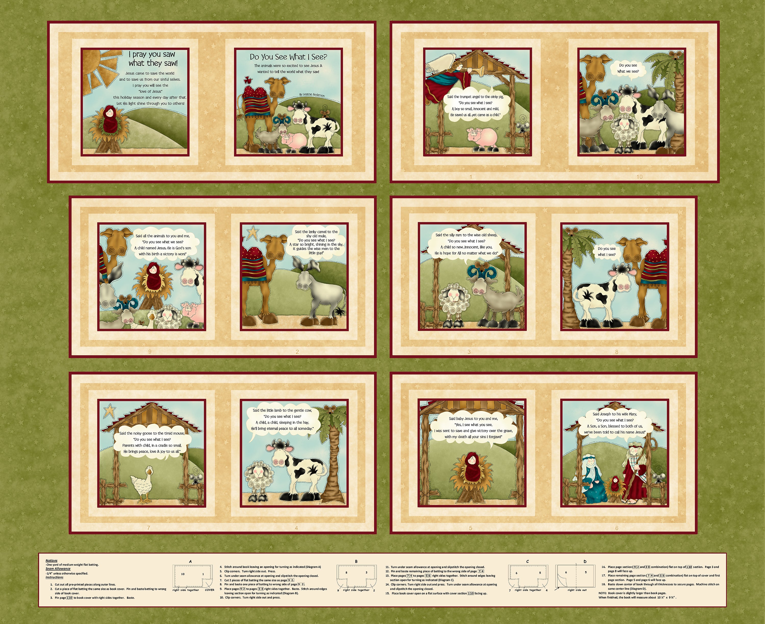 2372BP-66 Do you See What I See? Book Panel | Little Readers 6