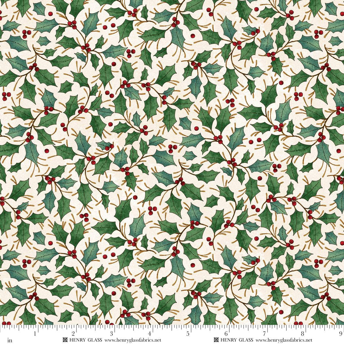 2526-44 Cream Holly Leaves || Gifts of Gratitude