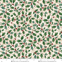 2526-44 Cream Holly Leaves || Gifts of Gratitude