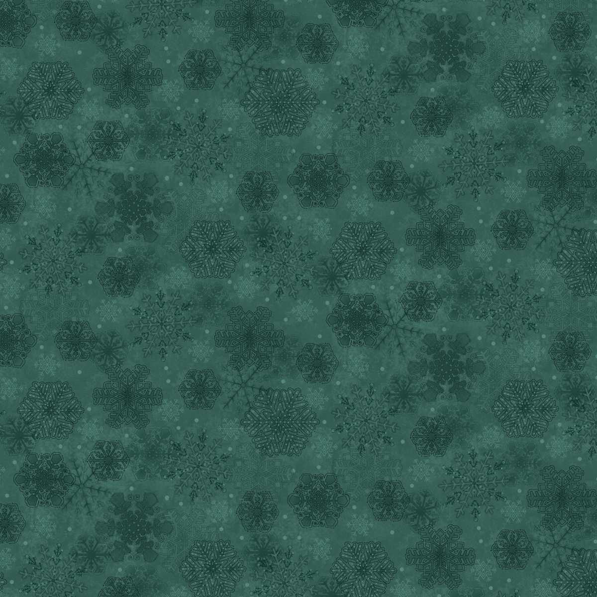 2529-77 Teal Snowflakes || Gifts of Gratitude