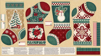 2538P-41 Tan Stocking Panel || Gifts of Gratitude