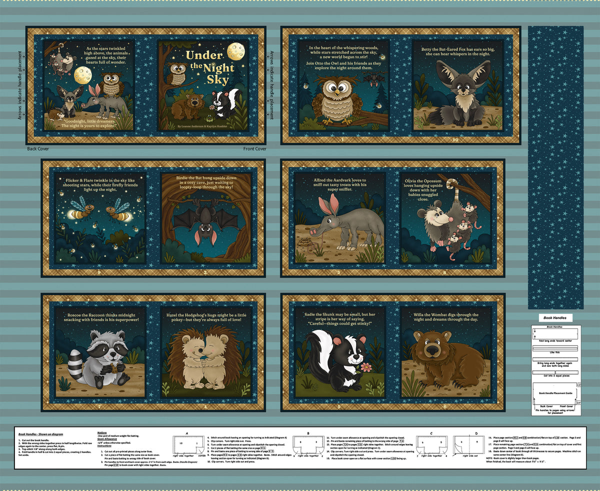 2723BP-77 Under the Night Sky Book Panel | Little Readers 8