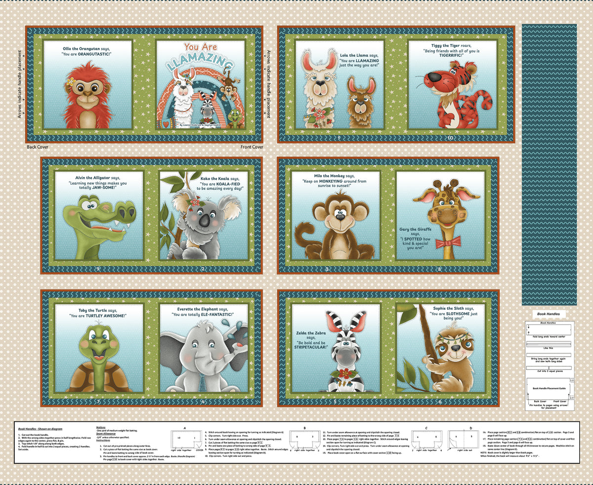 2724BP - 41 You are Llamazing Book Panel | Little Readers 8