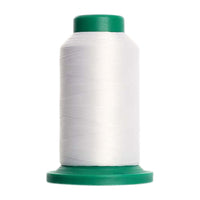 15 - White Isacord Embroidery Thread 1000M