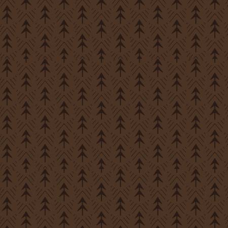 3134F-38 Brown Tree Texture Flannel || The Mountains are Calling