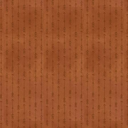3135F-35 Rust Arrow Stripe Flannel || The Mountains are Calling