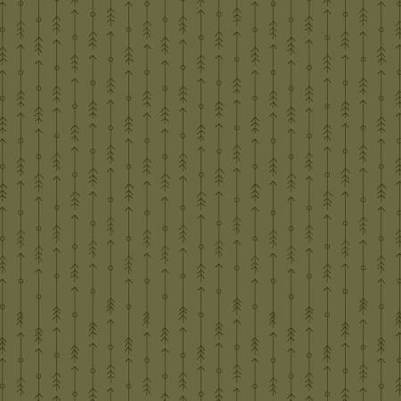 3135F-66 Green Arrow Stripe Flannel || The Mountains are Calling