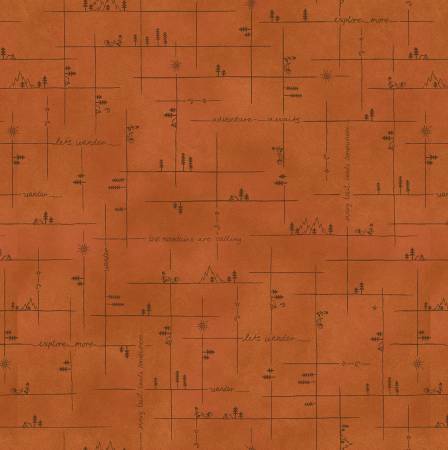 3136F-35 Rust Broken Plaid Flannel || The Mountains are Calling