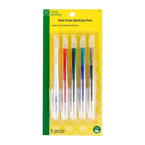 Dritz Heat Erase Marking Pens 5ct