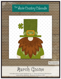 March Gnome Applique