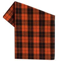 Tea Towel Plaid Orange/Black