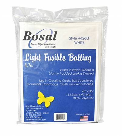 Bosal Single Sided Light Fusible Batting