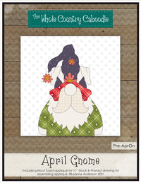 April Gnome Applique