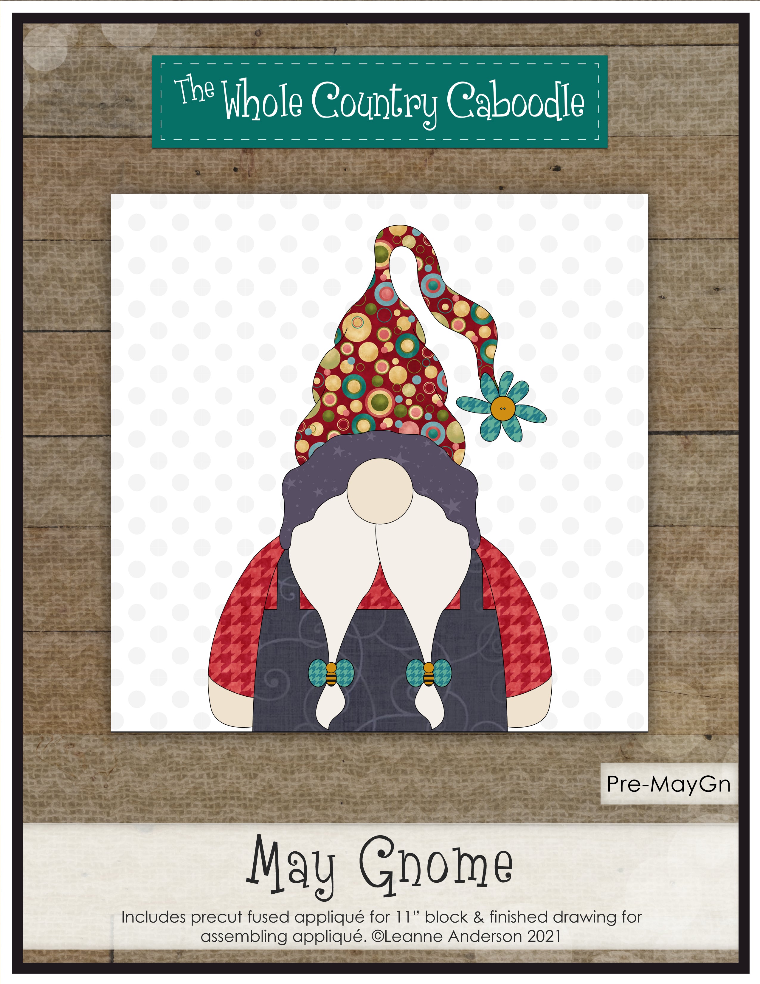 May Gnome Applique