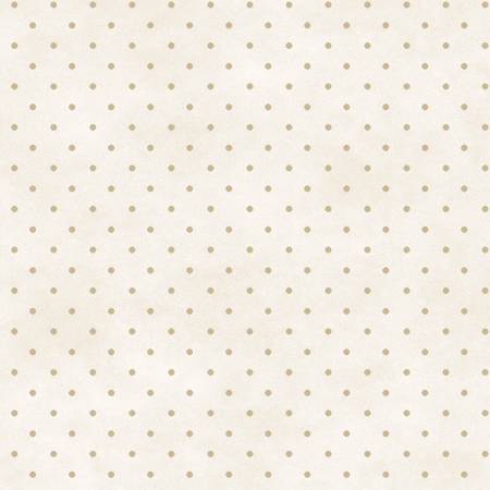 MAS609-ET Ivory/Tan Classic Dot || Beautiful Basics