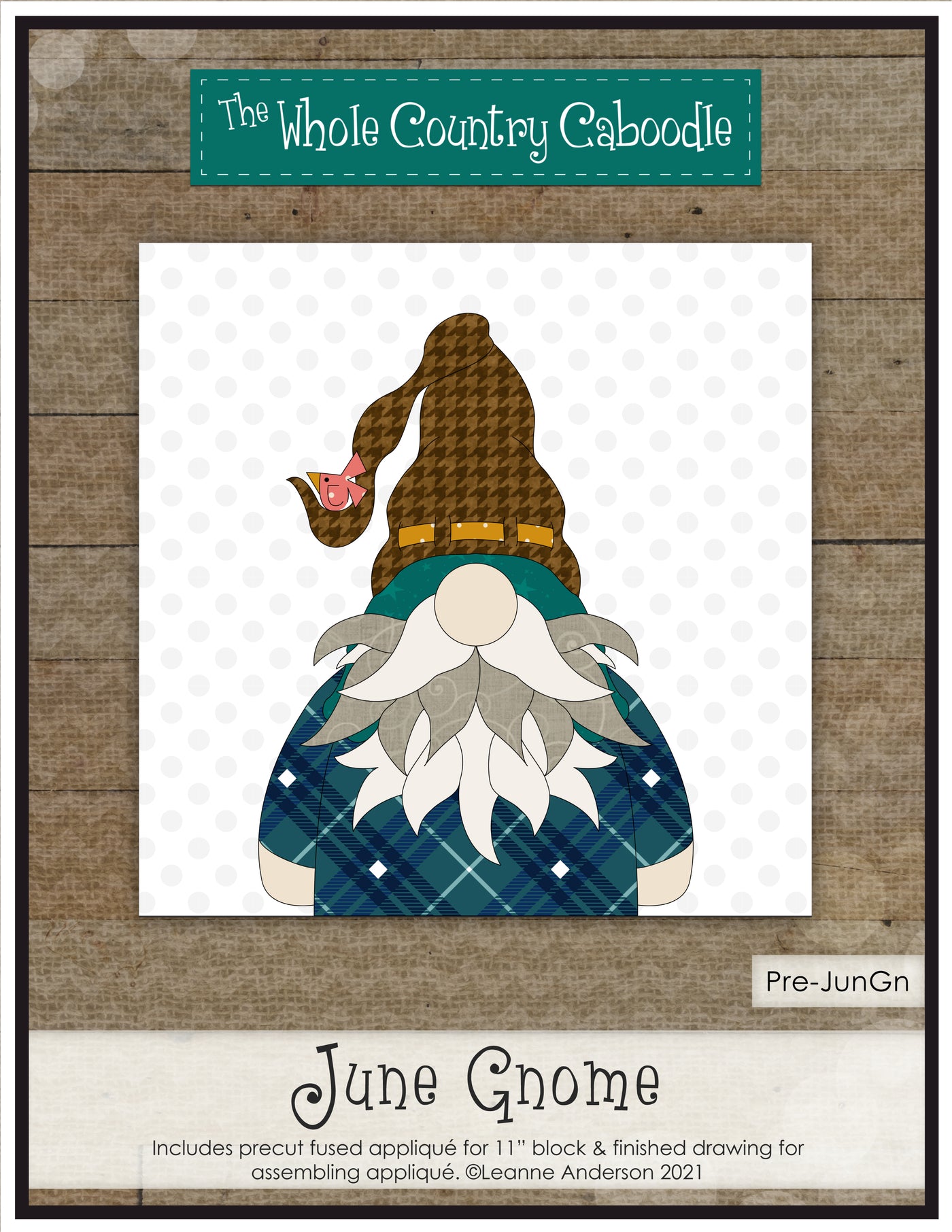 June Gnome Applique