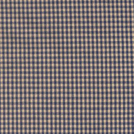 Tea Towel Mini Check Navy/Teadye