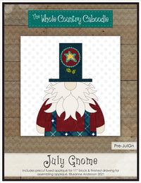 July Gnome Applique