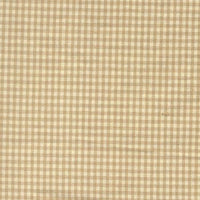 Tea Towel Mini Check Wheat/Cream