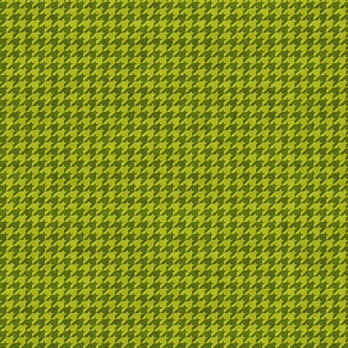 Houndstooth Lime Green - 8624-67