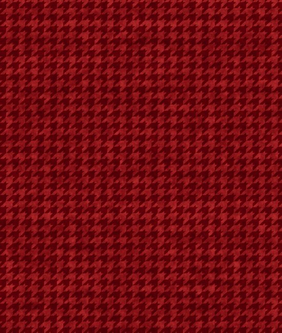 Houndstooth Red - 8624-88