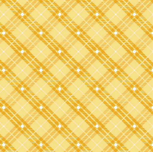 Bias Plaid Basic Yellow - 9611-33