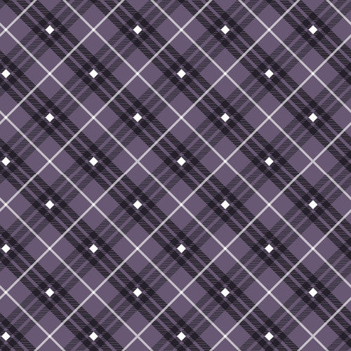Bias Plaid Basic Purple - 9611-58