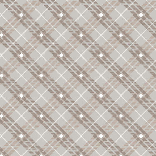 Bias Plaid Basic Stone - 9611-93