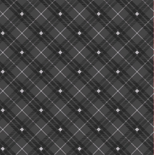 Bias Plaid Basic Charcoal - 9611-98