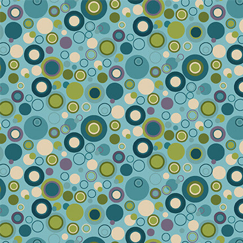 Bubble Dot Basic Teal - 9612-11