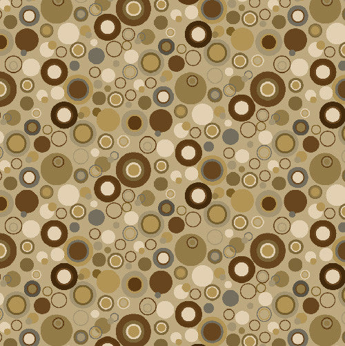 Bubble Dot Basic Tan - 9612-31