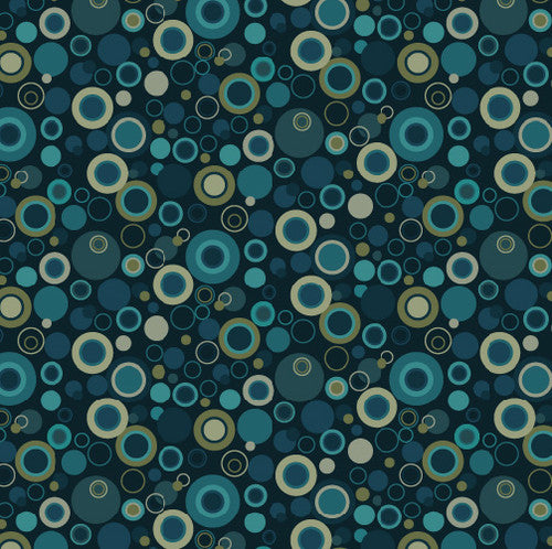 Bubble Dot Basic Navy - 9612-78