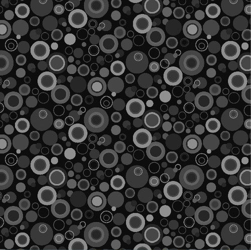 Bubble Dot Basic Black - 9612-98