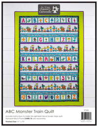 ABC Monster Train Quilt Pattern