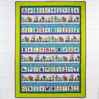 ABC Monster Train Quilt Kit