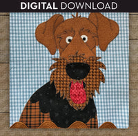 Airedale Applique
