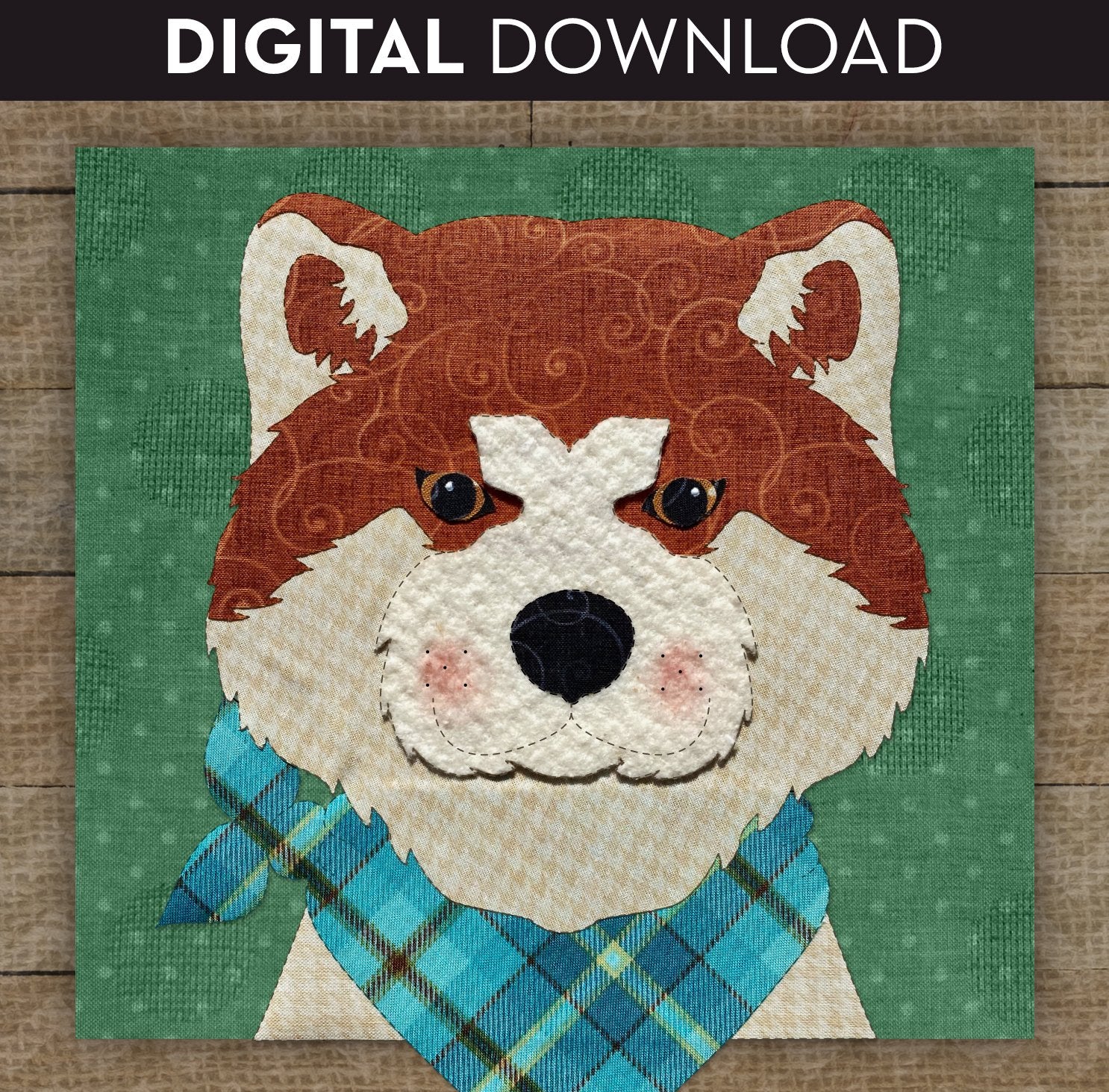 Akita/Shiba Inu Applique