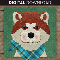 Akita/Shiba Inu Applique