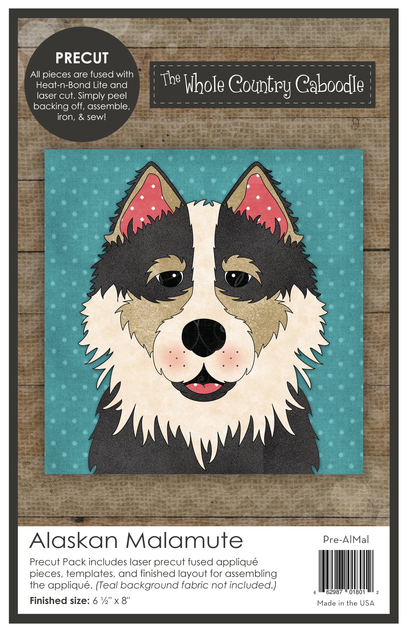 Alaskan Malamute Applique