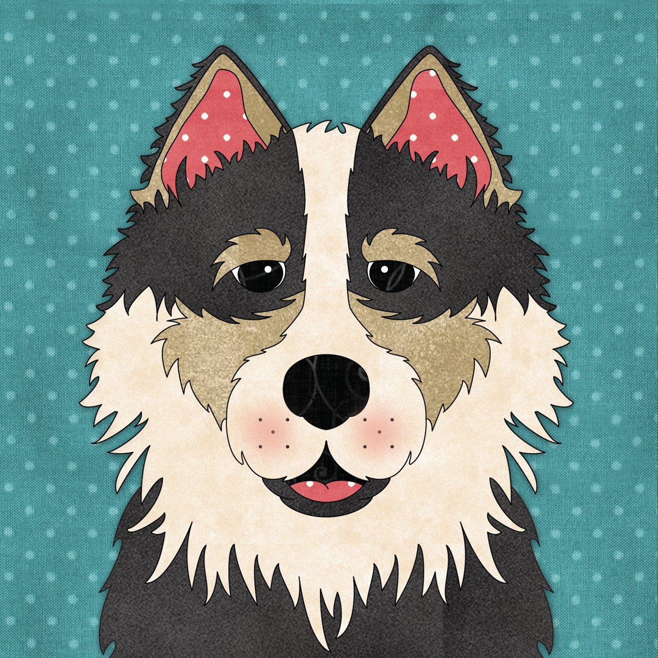 Alaskan Malamute Applique